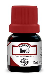 CORANTE 10ML ARCOLOR BORDO - UN X 1