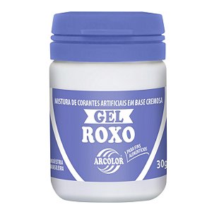 CORANTE GEL 30G ARCOLOR ROXO - UN X 1