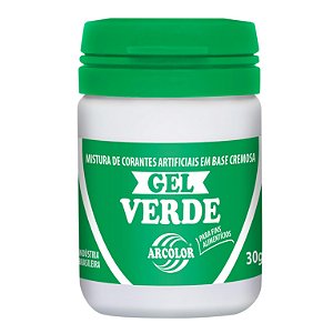 CORANTE GEL 30G ARCOLOR VERDE - UN X 1