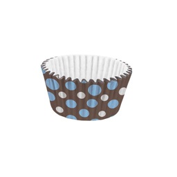 FORMINHA MINI CUPCAKE POAS C/45 UND AZ MARROM - PC X 1