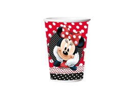 COPO DE PAPEL 330ML MINNIE C/8 UN - PC X 1