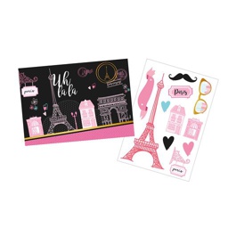 KIT DEC COM APLIQUES C/1 UND PARIS - PC X 1