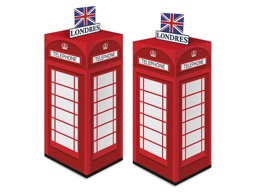 CAIXA SURPRESA CABINE LONDRES C/8 - PC X 1