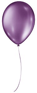 BALAO SR 9 METALLIC BALLOON C/25 ROXO - PC X 1