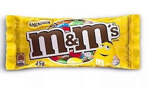 CHOC 45 G M&M'S AMENDOIM - UN X 1