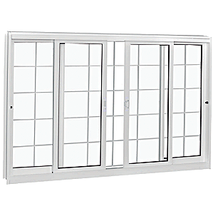 Vitrô Evo Sala Quadriculada 100x150 Branca