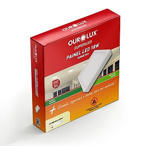 Painel Led Sobrepor 18w Biv Quadrado