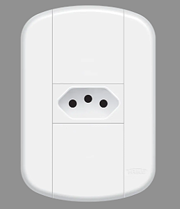 Tomada 2P+T 10A Blanc+