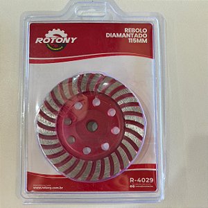 Disco Rebolo Diamantado Desbaste 115mm