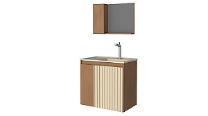 Kit Banheiro Madeira Camomila 60