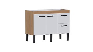 Armário Cozinha Madeira Sabiá 1.14m