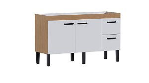 Armário Cozinha Madeira Sabiá 1.44m