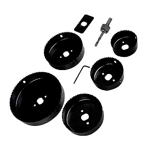 Serra Copo para Madeira 8 peças