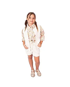 Conjunto de Colete e Short Moletinho