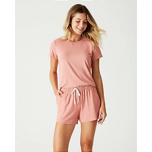 Short Doll Malwee Viscose Manga Curta