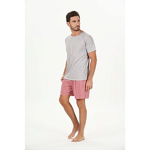 Pijama Cor com Amor Masculino Manga Curta