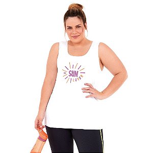 Regata Alto Giro Skin Fit Inspiracional Plus Size