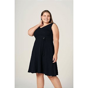 Vestido Malwee Cavado Plus Size