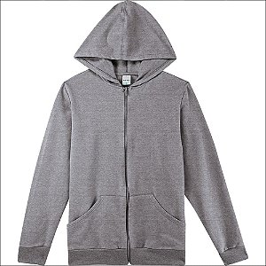 Jaqueta Malwee Manga Longa em Moletom Flanelado Plus Size