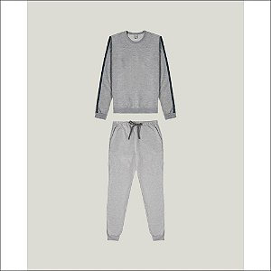 Pijama Malwee Feminino Manga Longa em Moletom