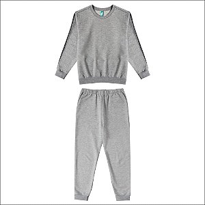 Pijama Malwee Infantil Menino Manga Longa em Moletom