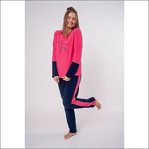 Pijama Podiun Manga Longa em Microsoft