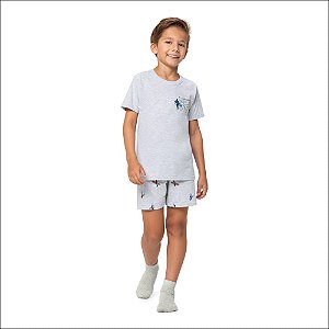 Pijama Malwee  Infantil Menino Manga Curta