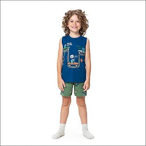 Pijama Malwee Infantil Menino Cavado