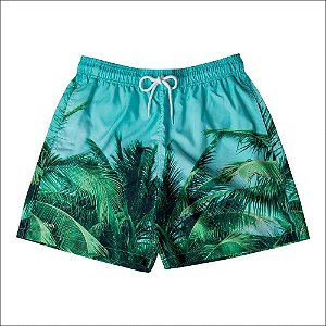 Shorts Mash Estampado Coconut Trees