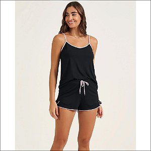 Short Doll Cor com Amor Alcinha em Viscolycra