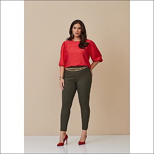 Blusa Realist Manga 3/4 Plus Size