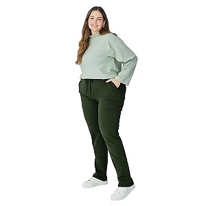 Calça Moletom Malwee Plus Size