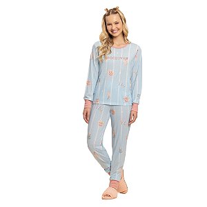 Pijama Lua Encantada Manga Longa Feminino