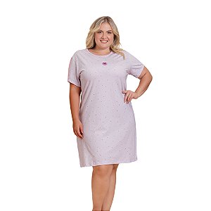 Camisola Lua Encantada Manga Curta Plus Size