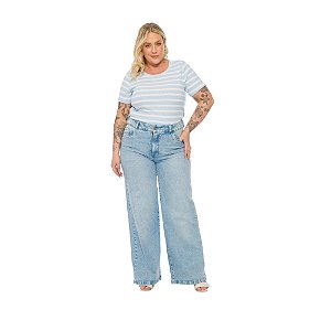 Blusa Lisamour Manga Curta Plus Size
