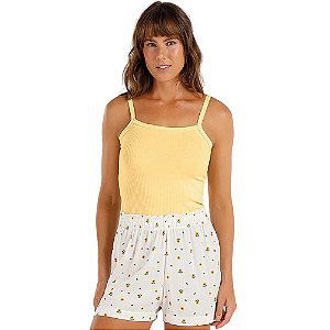 Short Doll Cor Com Amor Alça