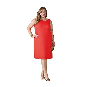 Vestido Lisamour Cavado Plus Size