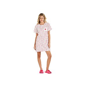 Camisola Cor Com Amor Manga Curta