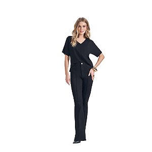 Blusa Doce Trama Manga Curta