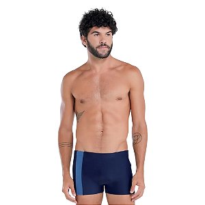 Sunga Mash Boxer Lisa com Bolso Lateral