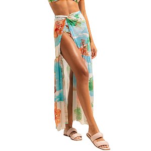 Saída de Praia De Chelles Saia Tule Miragem