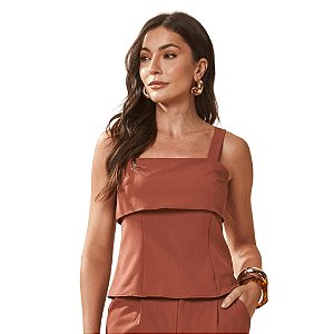 Blusa Doce Trama em Alfaiataria