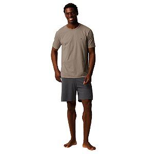 Pijama Malwee Masculino Manga Curta
