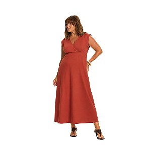 Vestido Doce Trama Cavado Midi