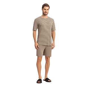 Pijama Lua Encantada Masculino Manga Curta Liganete