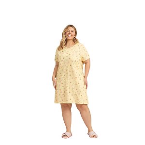 Camisola Lua Encantada Plus Size Manga Curta