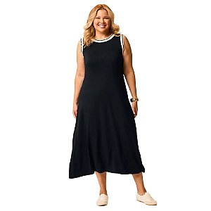 Vestido Malwee Midi Plus Size