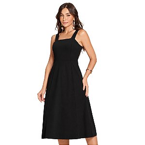Vestido Gatos e Atos Midi
