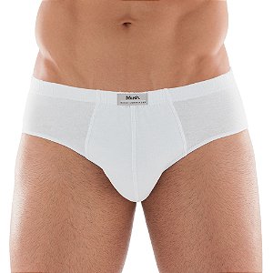Cueca Slip Algodão Lisa Plus Size Mash