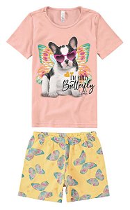 Pijama Malwee Infantil com Manga Curta